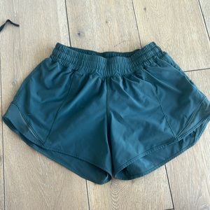 Lulu lemon olive green sweat shorts